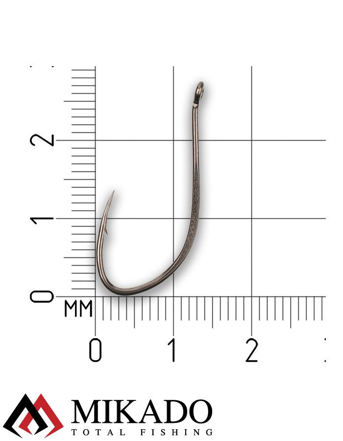 Крючки Mikado SENSUAL - AJI DOUSKI W/RING №  2 BN (с ушком) ( 10 шт.)