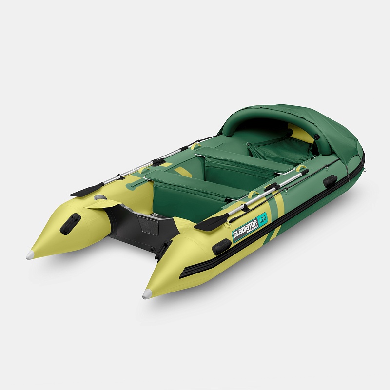 Лодка ПВХ Gladiator Active С420AL надувная