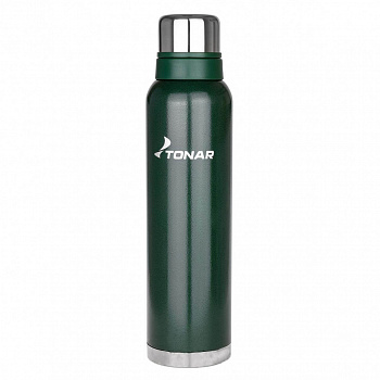 Термос (HS.TM-059-G) 1600ML с ситечком зеленый (2 крышки-кружки) TONAR